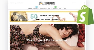 FashShop - Drag & Drop Bootstrap 4 Shopify Theme