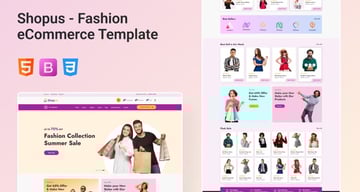 Shopus- eCommerce Shop Bootstrap 5 Template