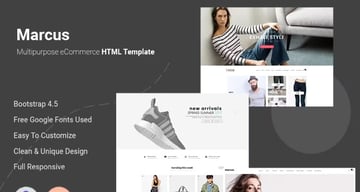 Marcus - Multipurpose eCommerce HTML Template