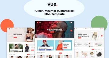 Vue - Clean Minimal eCommerce HTML5 Template