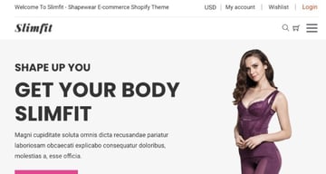 Slimfit - Shapewear Shopify Theme