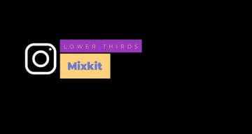 Boxed Instagram Lower Thirds for Free