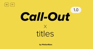 Call-Outs & Lower Thirds for Premiere Pro