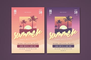 Summer Flyer - Beautiful Summer Flyer Idea