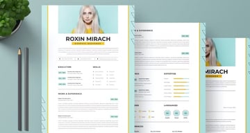 Light Contemporary Resume Design