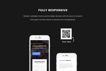 Swan Lake - HMTL Splash Screen Template for Marketing