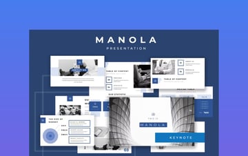Manola Pitch Deck Keynote Presentation