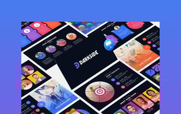Darkside - Pitch Deck Keynote Template