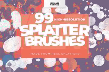 Paint Splatter Brushes