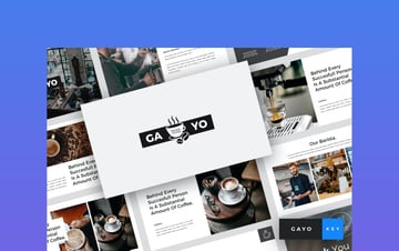 Gayo - Coffee Presentation Ideas Template (Keynote)