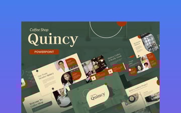 Quincy - Coffee Shop PowerPoint Presentation Template