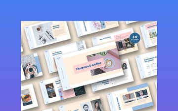 Florence D Coffee - PPT Coffee Shop Template