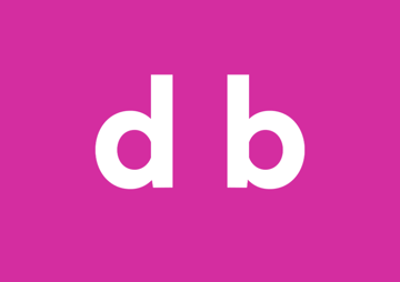 d and b letters