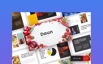 Daun - Food PowerPoint Template