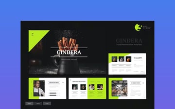 Gindera - Food Presentation Template