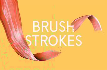 10 Artsy Paint Brush Strokes