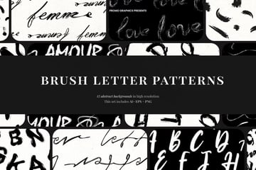 Brush Letter Patterns