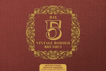 FREE Vintage Border Brushes