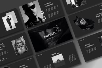Privail Dark Adaptasion PowerPoint Template