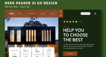 Home Living – Adobe XD Website Template