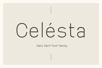 Celesta Sans Serif Font: Montserrat Classic Font Alternative (OTF)