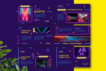 neon background for powerpoint
