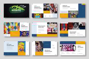 07 Arcanist - Pop art and Graffiti PowerPoint