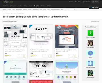 Best Google Slides Themes for download on GraphicRiver