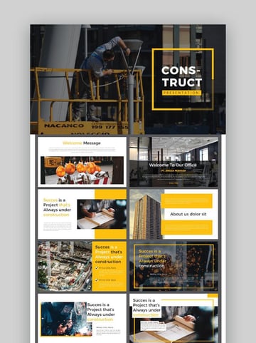 Construct Google Slides Template