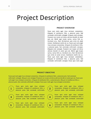Consulting Proposal Template - Description Page