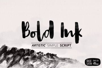 This simple but bold font comes from Envato Elements.