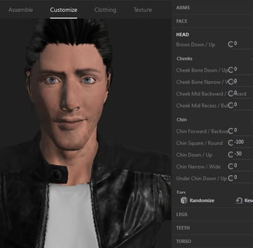 Create the classic square jaw