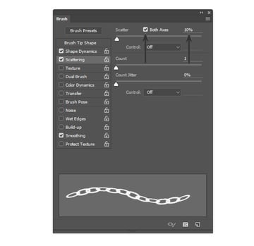 Set the scattering options