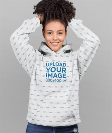 Pullover Hoodie Mockup