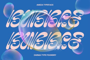 Amiza is a display 2024 cool font.