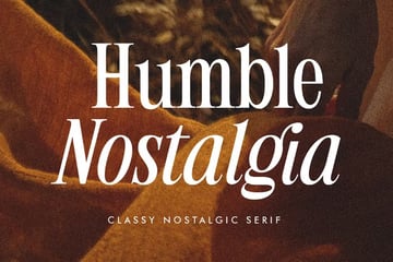 humble nostalgia font