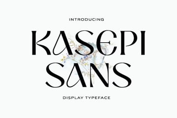 kasepi sans fluid font