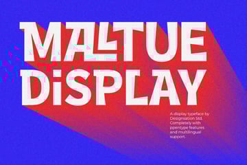 Maltue is a display 2024 cute font.