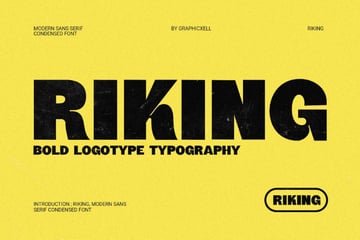 riking bold typeface