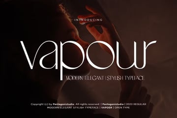 vapour elegant font