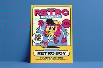 Retro Music Flyer