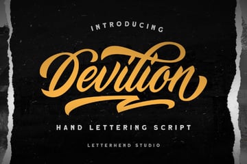 Devilion - Hand Lettering Script