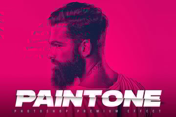 Paintone Photoshop Action - Duotone & Painting (ATN)