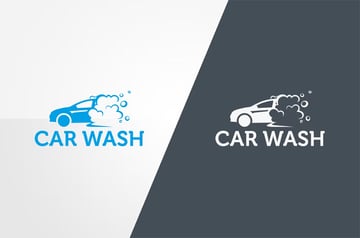 Car Wash Logo Template (EPS, PSD)