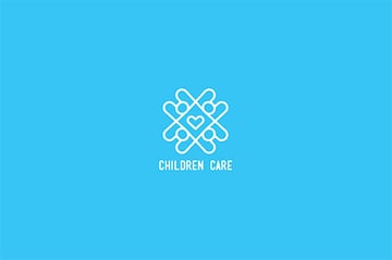 Children Care Logo Template