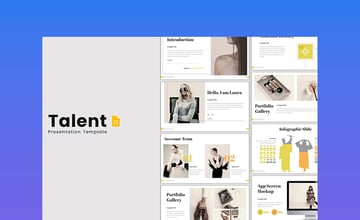 Talent - Google Slides Template