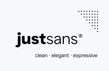 JUST Sans Clean Geometric Typeface