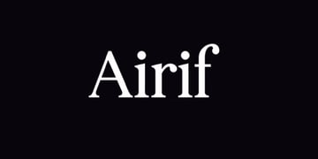 Airif Simple Serif (OTF, TTF, WOFF)