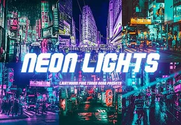 Neon Lights Lightroom Preset