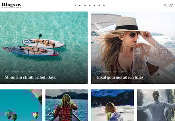 Bloxer - Blog & Magazine WordPress Theme